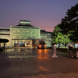 あをによし奈良の夕焼けノー加工　第77回 正倉院展